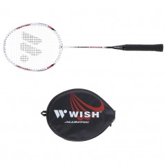 Badmintonová raketa Steeltec 9 WISH, červená