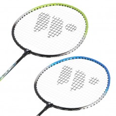 Sada raket na badminton Steeltec 416K WISH, zeleno-modrá