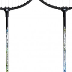 Sada raket na badminton Steeltec 416K WISH, zeleno-modrá