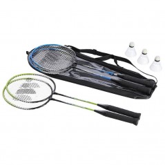 Sada raket na badminton Steeltec 416K WISH, zeleno-modrá