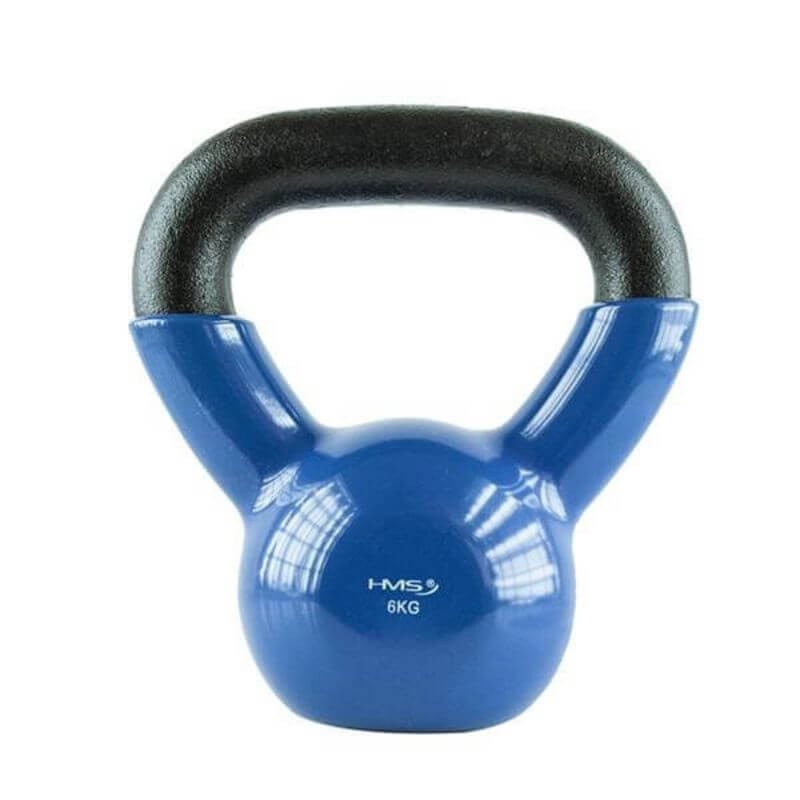 Kettlebell pokrytý vinylem KN HMS, 6 kg Kettlebell pokrytý vinylem KN HMS, 6 kg