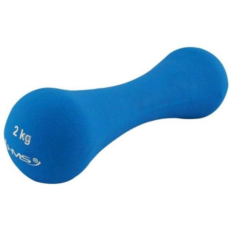 Litinová činka pokrytá neoprenem HMS, 2 kg Litinová činka pokrytá neoprenem HMS, 2 kg