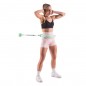 Masážní hula hoop se závažím a počítadlem HHW06 HMS, zelený Masážní hula hoop se závažím a počítadlem HHW06 HMS, zelený