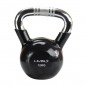Kettlebell s chromovaným úchopem KTC HMS, 12 kg, černý Kettlebell s chromovaným úchopem KTC HMS, 12 kg, černý