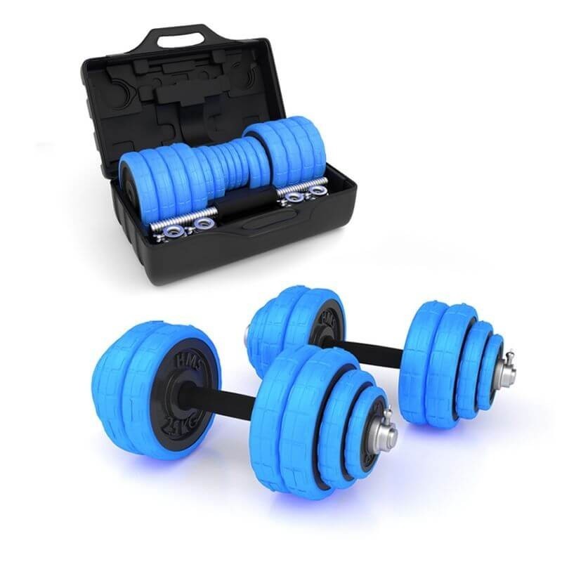 Sada litinových činek v kufru SGG30 HMS 2 x 15 kg Sada litinových činek v kufru SGG30 HMS 2 x 15 kg