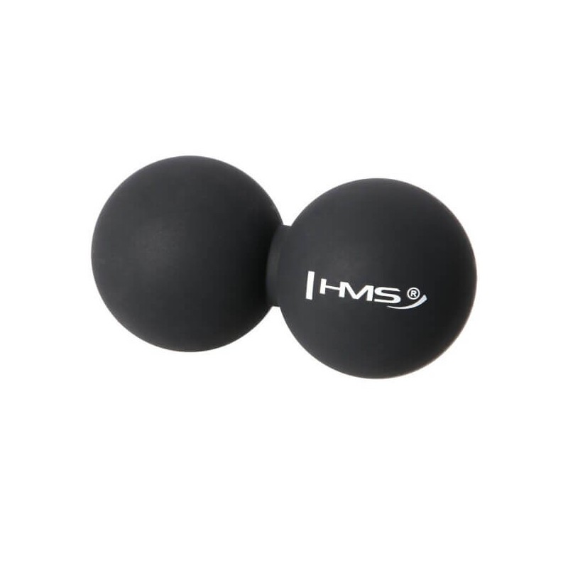 Dvojitý masážní míč BLC02 Lacrosse Ball HMS, černý