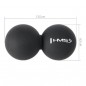 Dvojitý masážní míč BLC02 Lacrosse Ball HMS, černý Dvojitý masážní míč BLC02 Lacrosse Ball HMS, černý