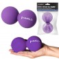 Dvojitý masážní míč BLC02 Lacrosse Ball HMS, fialový Dvojitý masážní míč BLC02 Lacrosse Ball HMS, fialový