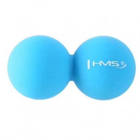 Dvojitý masážní míč BLC02 Lacrosse Ball HMS, modrý