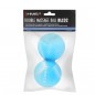 Dvojitý masážní míč BLC02 Lacrosse Ball HMS, modrý Dvojitý masážní míč BLC02 Lacrosse Ball HMS, modrý