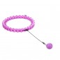 Masážní hula hoop HHW12 plus size se závažím HMS, fialový Masážní hula hoop HHW12 plus size se závažím HMS, fialový