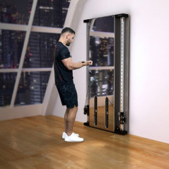 Dvojitá nastavitelná kladka s montáží na zeď BS302 HMS