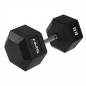 Hexagonální jednoruční činka HMS, 50 kg Hexagonální jednoruční činka HMS, 50 kg