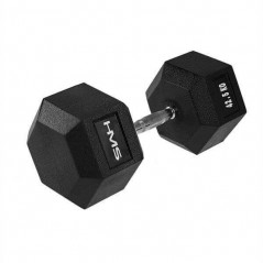 Hexagonální jednoruční činka HMS, 42,5 kg