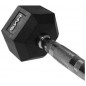 Hexagonální jednoruční činka HMS, 27,5 kg Hexagonální jednoruční činka HMS, 27,5 kg