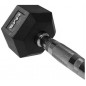 Hexagonální jednoruční činka HMS, 12 kg Hexagonální jednoruční činka HMS, 12 kg
