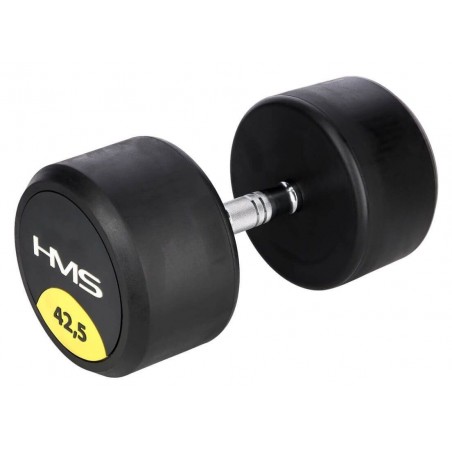 Pogumovaná jednoruční činka HG Pro HMS, 42,5 kg