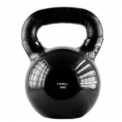 Kettlebell pokrytý vinylem KNV16 HMS 16 kg, černý