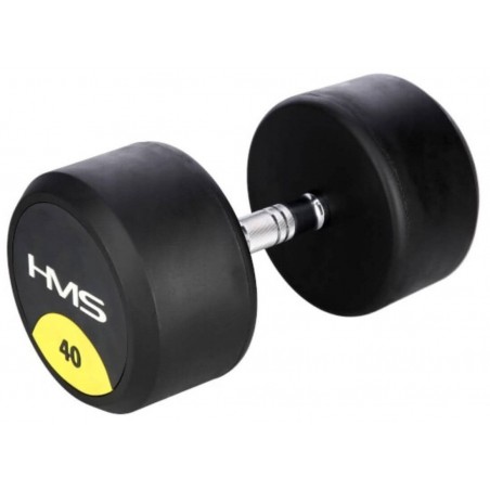 Pogumovaná jednoruční činka HG Pro HMS, 40 kg