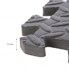 Ochranná puzzle podložka MP12 HMS Premium, tmavě šedá