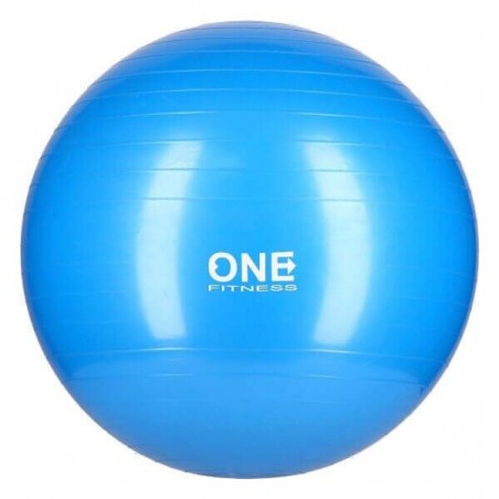 Gym Ball 10 ONE Fitness, 55 cm, modrý