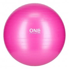 Gym Ball 10 ONE Fitness, 55 cm, růžový
