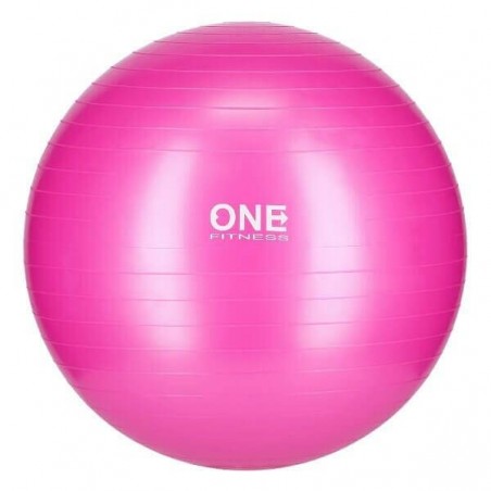 Gym Ball 10 ONE Fitness, 55 cm, růžový
