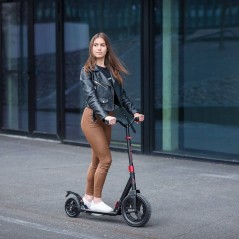 Koloběžka s pumpovanými koly HC300 NILS Extreme, červená