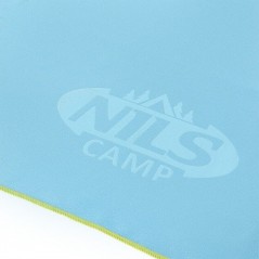 Ručník z mikrovlákna NCR12 NILS Camp, modro-zelený