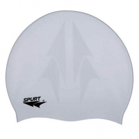 Silikonová čepice F244 s plastickým vzorem SPURT, šedá