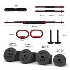 Sada činek SGX130 Pro 6v1 HMS, 30 kg
