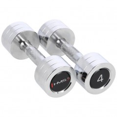 Chromované činky CHD04 HMS 2 x 4 kg