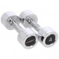 Chromované činky CHD04 HMS 2 x 4 kg Chromované činky CHD04 HMS 2 x 4 kg