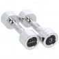 Chromované činky CHD03 HMS 2 x 3 kg Chromované činky CHD03 HMS 2 x 3 kg