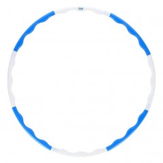 Hula hoop obruč HHP090 ONE Fitness, modro-bílá 90 cm