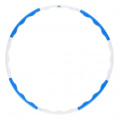Hula-hop obruč HHP090 ONE Fitness, modro-bílá 90 cm