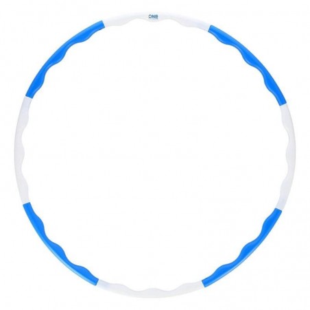 Hula hoop obruč HHP090 ONE Fitness, modro-bílá 90 cm