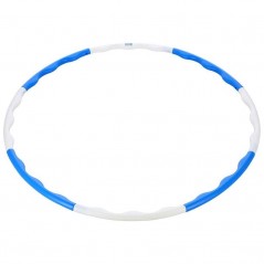 Hula-hop obruč HHP090 ONE Fitness, modro-bílá 90 cm