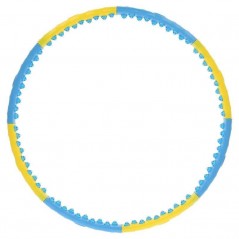 Hula hoop obruč HHP022 HMS, žluto-modrá, 110 cm