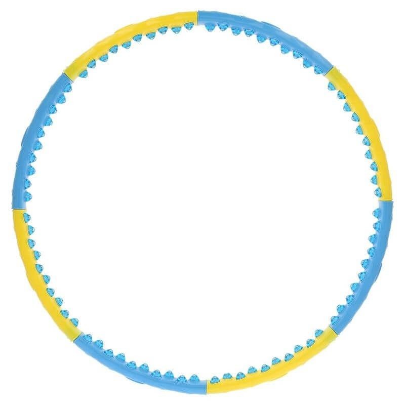 Hula hoop obruč HHP022 HMS, žluto-modrá, 110 cm Hula hoop obruč HHP022 HMS, žluto-modrá, 110 cm