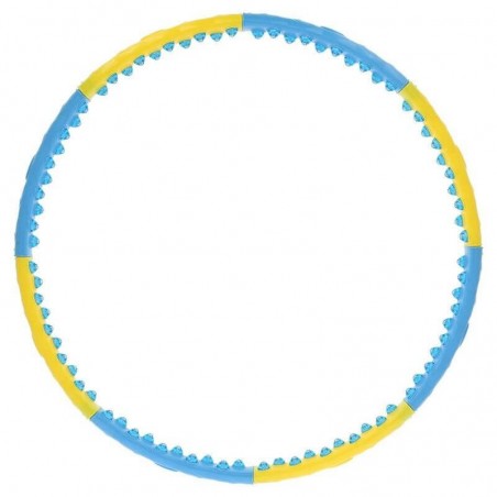 Hula hoop obruč HHP022 HMS, žluto-modrá, 110 cm