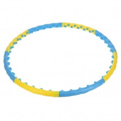 Hula hoop obruč HHP022 HMS, žluto-modrá, 110 cm