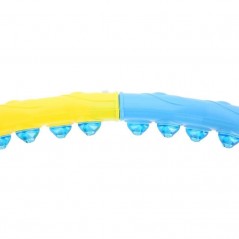 Hula hoop obruč HHP022 HMS, žluto-modrá, 110 cm
