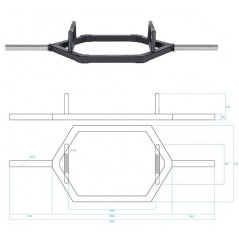 HEX Olympijská osa GHX02 HMS 170 cm