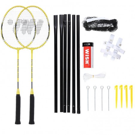 Sada raket na badminton Alumtec 4466 WISH, žlutá